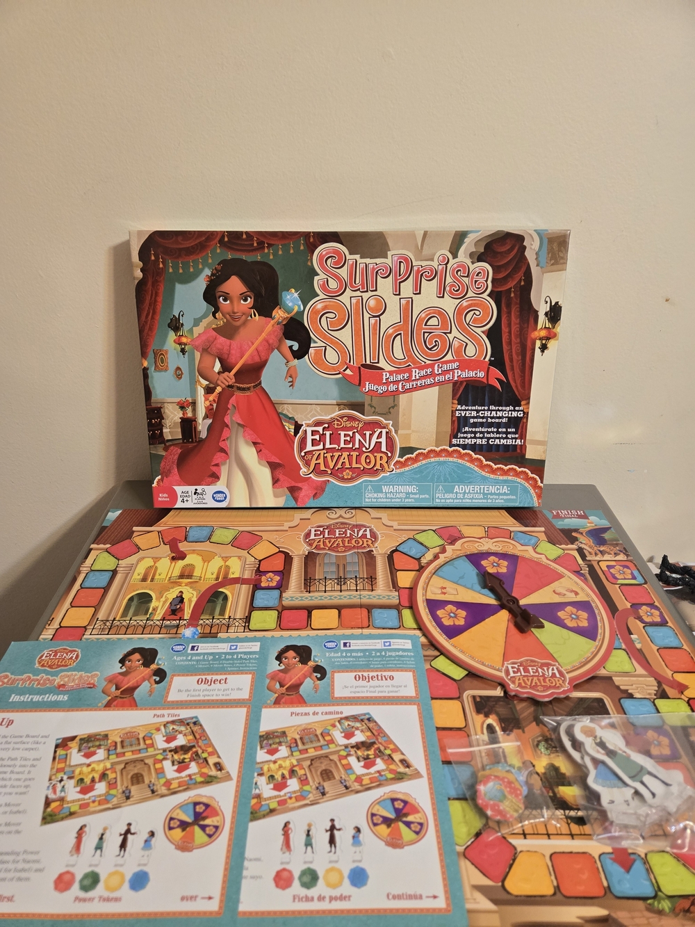 Disney Elena of Avalor Surprise Slides Palace Race Game